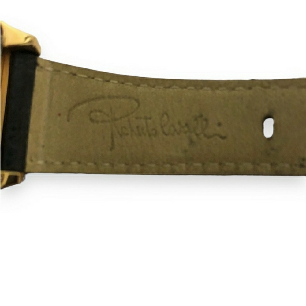 ROBERTO CAVALLI Women’s Venom Watch Crocodile Strap EUC! - Picture 5 of 8